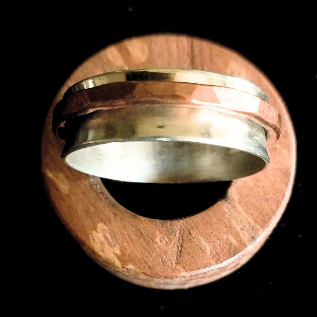 Anillo Antistress Alpaca y Cobre