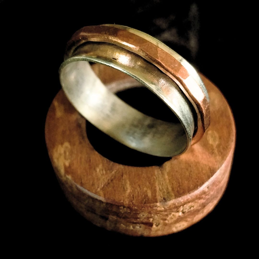 Anillo Antistress Alpaca y Cobre - Imagen 2